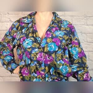 Vintage 90's Gianna fitted shacket/blouse